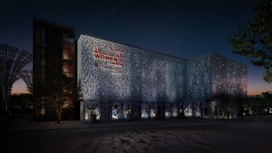 Expo 2020 Dubai Women's Pavilion - Nighttime render