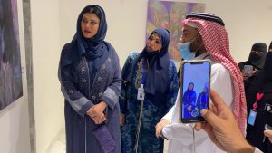 افتتاح معرض البنفسج لجمعية جسفت مكة على شرف صاحبة السمو الأميرة دعاء بنت محمد عزت.