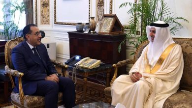 رئيس وزراء جمهورية مصر العربية يستقبل هشام محمد الجودر سفير مملكة البحرين في مصر