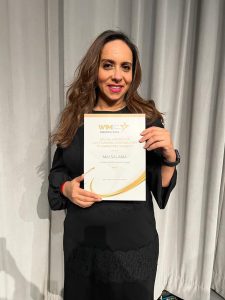 مي سلامة أول رائدة أعمال عربية تحصد جائزة "المرأة في التسويق" خلال حفل جوائز Women in Marketing العالمية