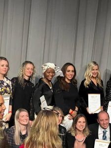مي سلامة أول رائدة أعمال عربية تحصد جائزة "المرأة في التسويق" خلال حفل جوائز Women in Marketing العالمية