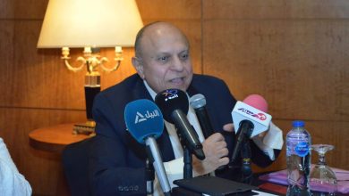 هانى محمود خلال المؤتمر الصحفي للملتقى الأول لترويج الفرص الاستثمارية يكشف عن أجندة الملتقى الاستثماري في القطاع العام والخاص