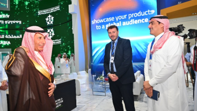 From left to Right His Excellency Ahmad Abdulaziz AL Ohali Governor of GAMI Andrew Pearcey CEO World Defense Show and Mansour Al Babtain Chief KSA Liasion Officer