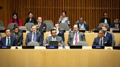 Dr. Sultan Al Jaber addressed world leaders at the UN Climate Ambition Summit as part of the UN General Assembly