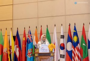 نرمين حسن رئيس قطاع التعاون الدولي بالبريد المصري