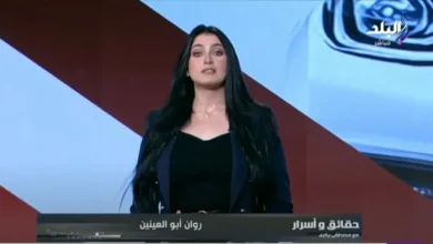 المذيعة روان أبو العينين