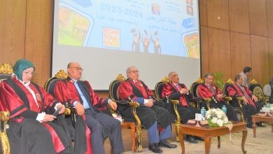 كليه التجارة تنظم حفل تخريج الدفعه 51 بحضور الدكتور محمد حسين رئيس جامعة طنطا