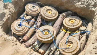 مركز الملك سلمان للإغاثة ينتزع 1.839 لغمًا عبر مشروع "مسام" في اليمن خلال أسبوع