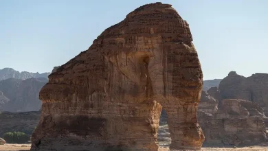 صخرة الفيل في العلا